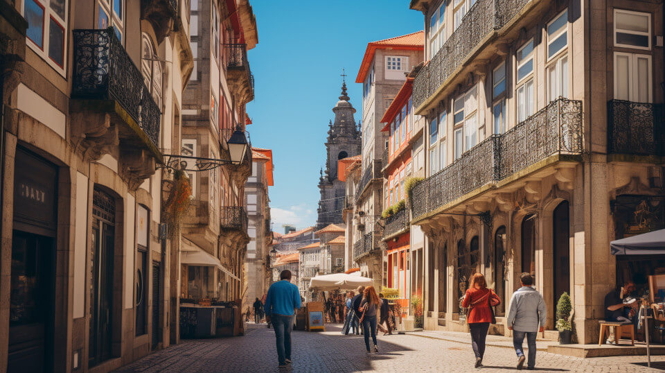 Historic districts in Porto.