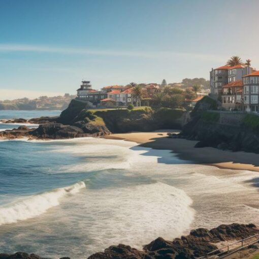 Porto's coastline
