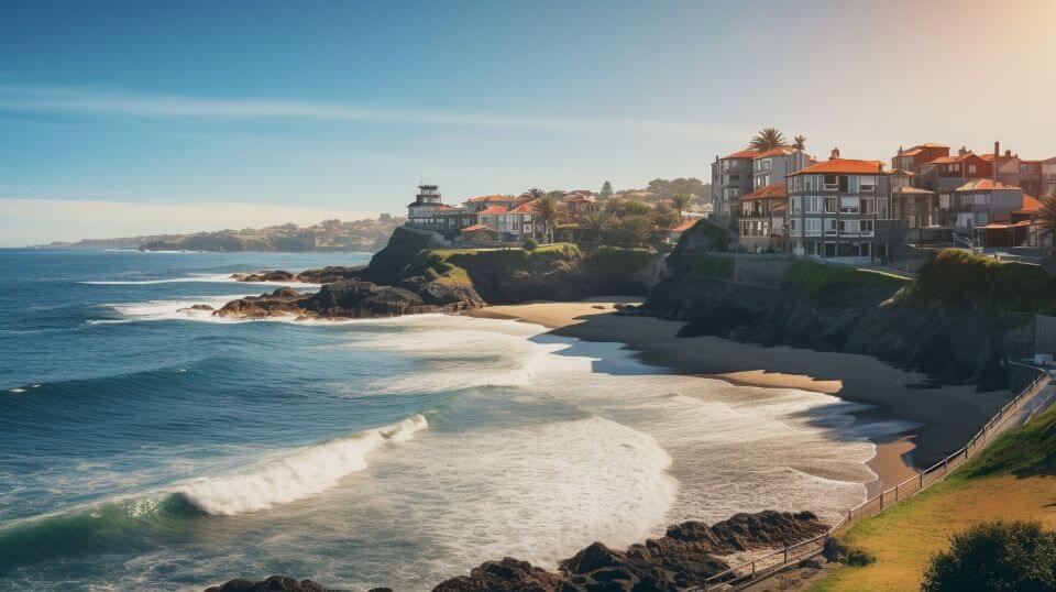 Porto's coastline