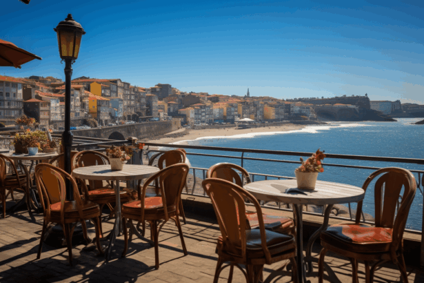 Restaurant by the Beach in Porto.
