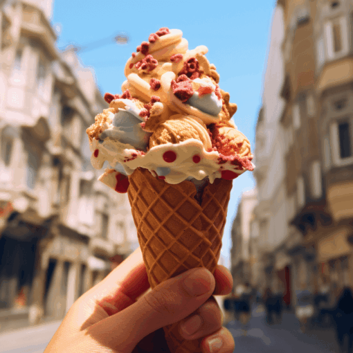 Ice cream in Porto
