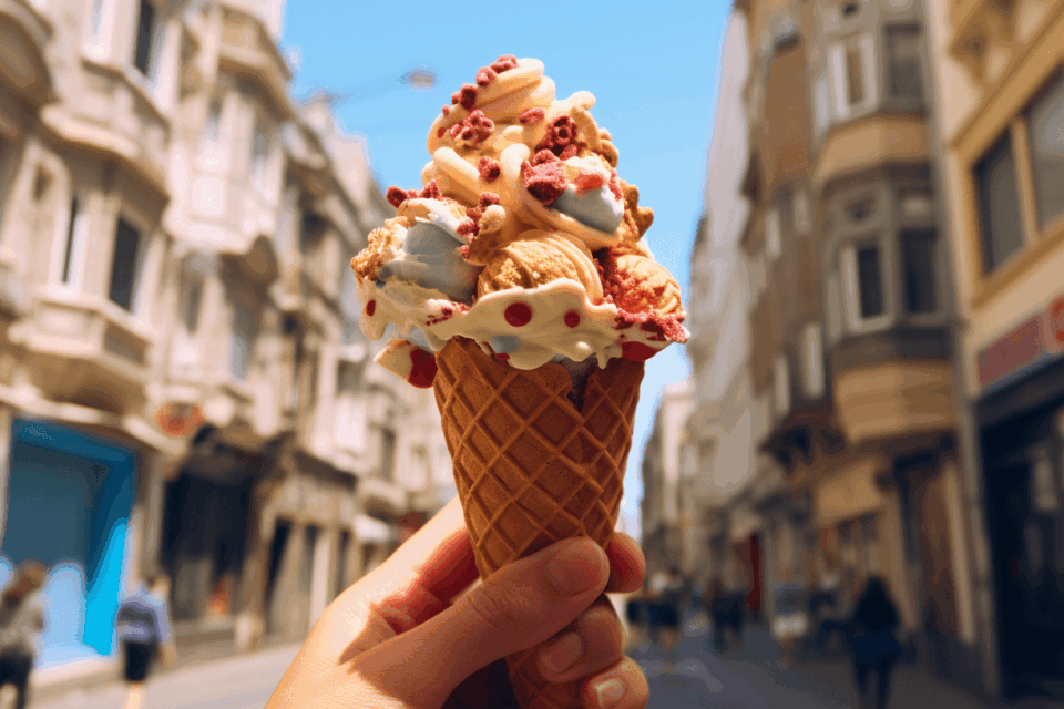 Ice cream in Porto