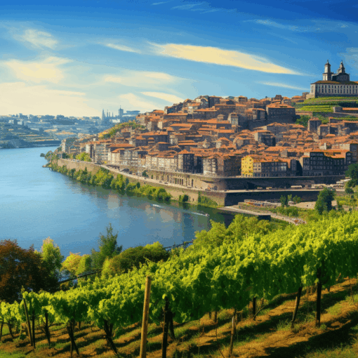 Vineyard outside Porto