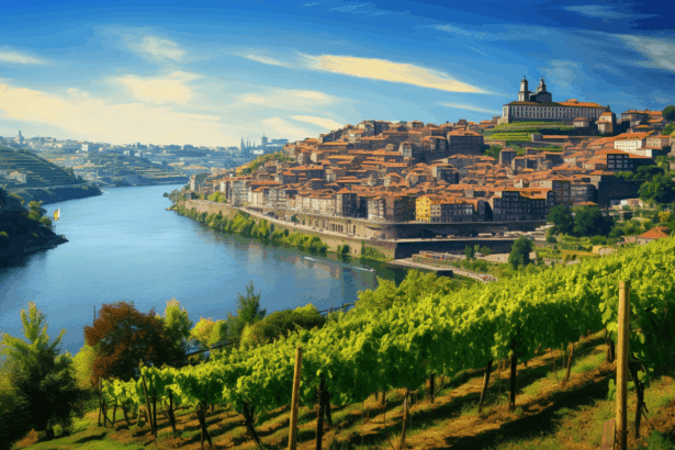 Vineyard outside Porto