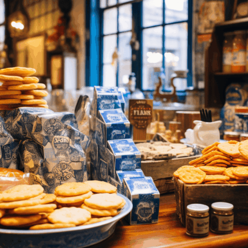Various different food souvenirs from a shop in Porto