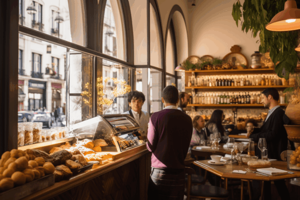 Healthy food shop in Porto.