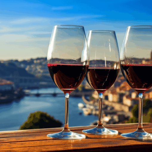 Tasting port wine