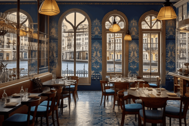 Restaurant in Porto.