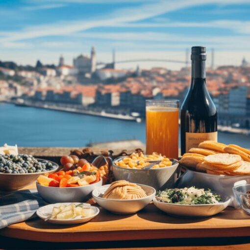 International dishes served in Porto including Asian Latin and European food styles