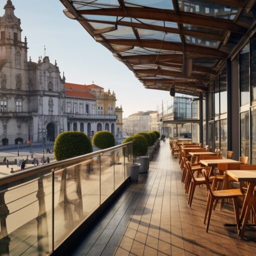 Boavista area in Porto with modern buildings and broad city streets