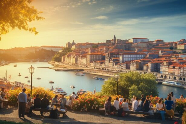 Cultural and social life in Porto with local events and people in the city