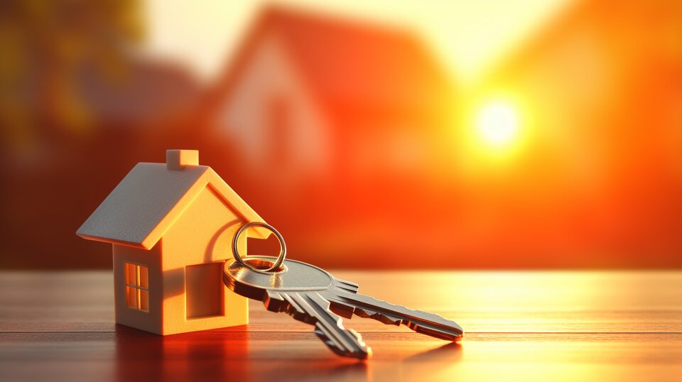 Long-term rental paperwork and apartment keys for renting in Porto