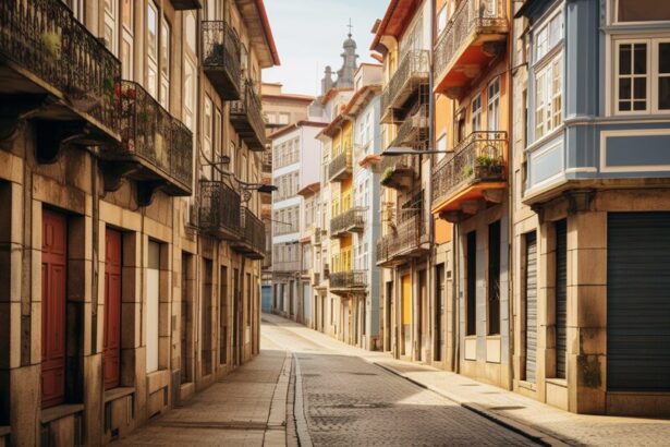 Porto neighbourhood streets for choosing where to live in Portugal