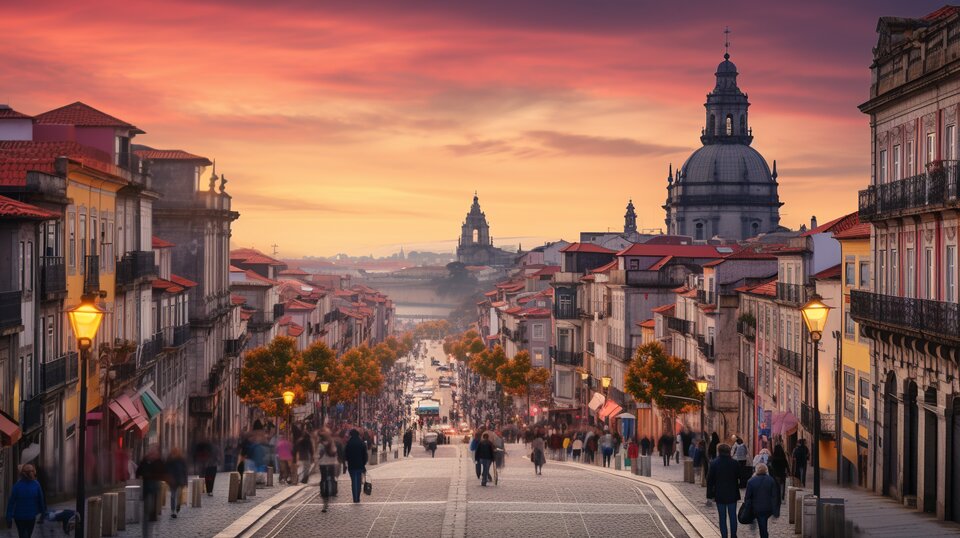Porto city view for a first time visitor itinerary