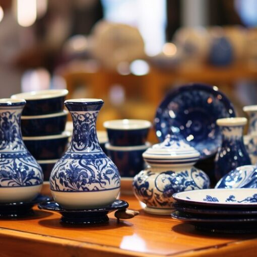 Traditional Porto souvenirs including crafts and local products