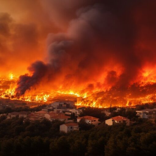 Wildfire smoke and rural fire risk planning in northern Portugal