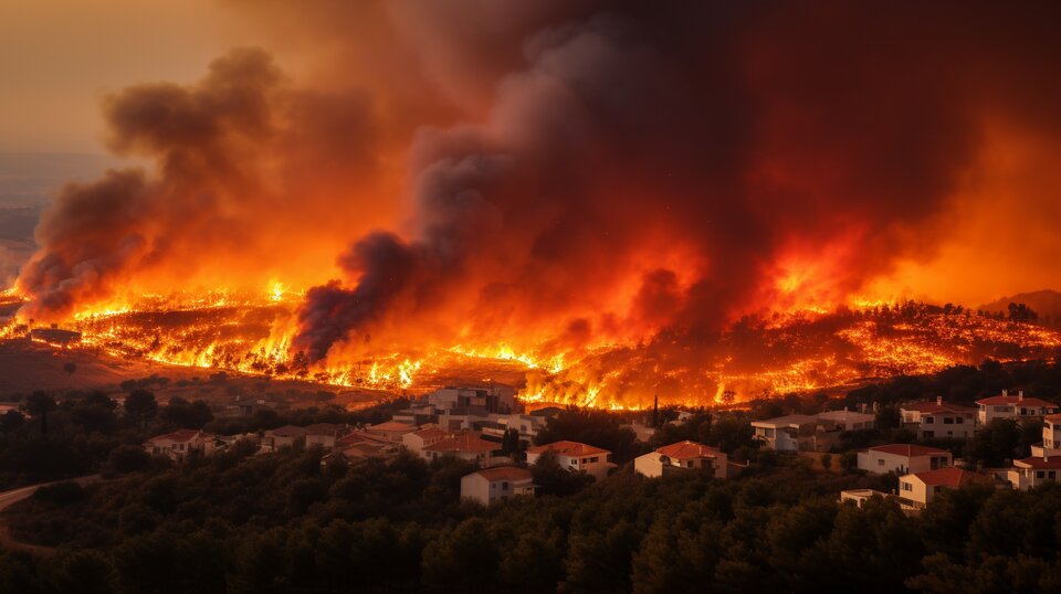 Wildfire smoke and rural fire risk planning in northern Portugal