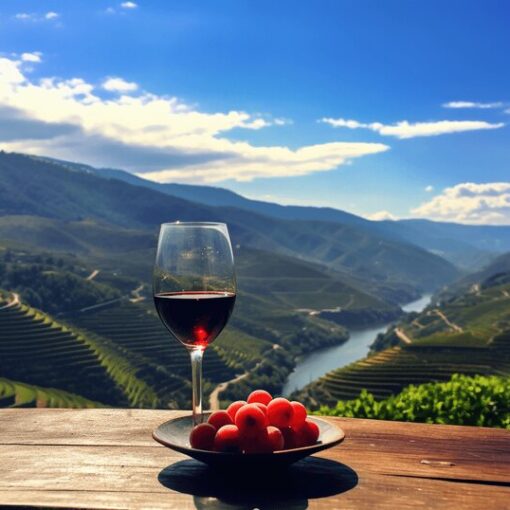 Douro Valley vineyards and river for a day trip from Porto