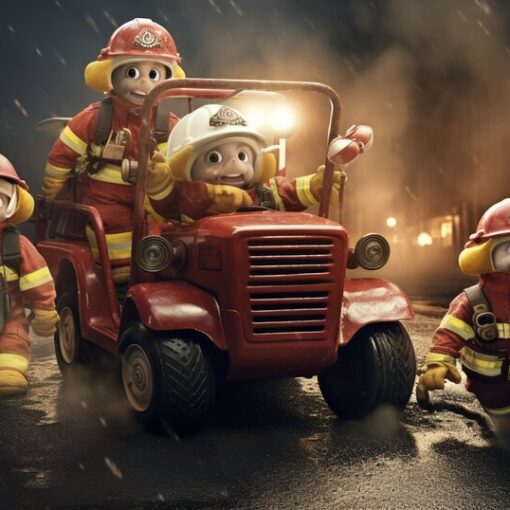 Bombeiros emergency response vehicle in Portugal